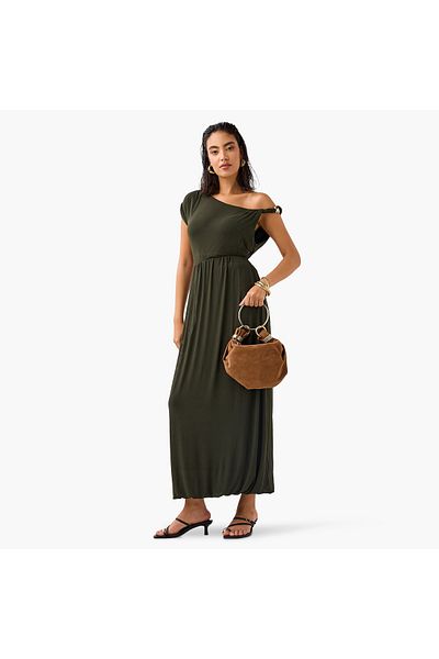 Iconic Iconic Draped One Shoulder Top
