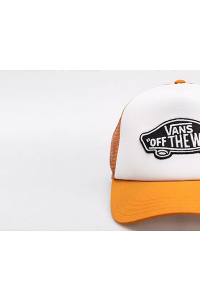 Vans Classic Patch Curved Bill Trucker Hat Vn00066X52K1 Orange