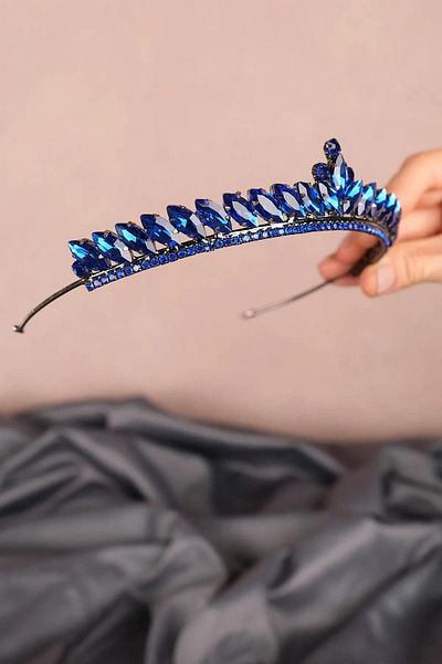 Hayalperest boncuk Thin Shuttle Stone Bridal Henna Crown
