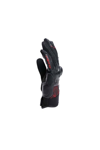 Dainese Ermex Black Red Lava Tekstil Eldiven