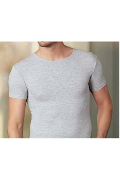 Great Lineage Erkek Gri 6'lı Sıfır Yaka Kısa Kollu Atlet