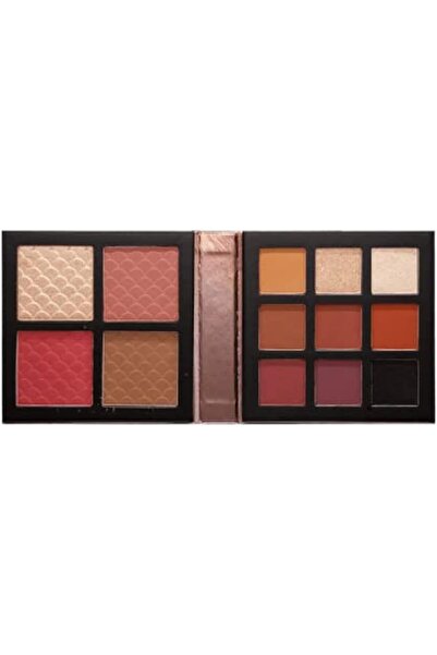 Makeover22 مجموعة ميك أوفر 22 - لوحة ظلال العيون والوجه (Wo-01)، لامعة