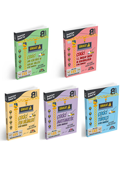 Kva Yayınları Koray Varol LGS Çıkmış Sorulu 8. Sınıf Matematik Fen Türkçe İnk...