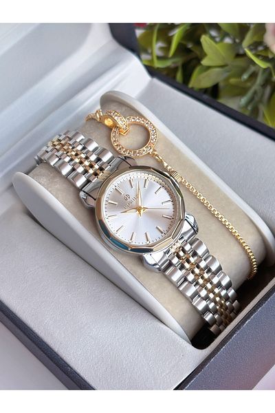 Homies Steel Women's Wristwatch Watch in Original Box with Warranty Bracelet Gift Hmsd457