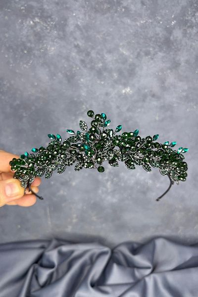 Hayalperest boncuk Bead Embroidered Duru Bridal Henna Crown