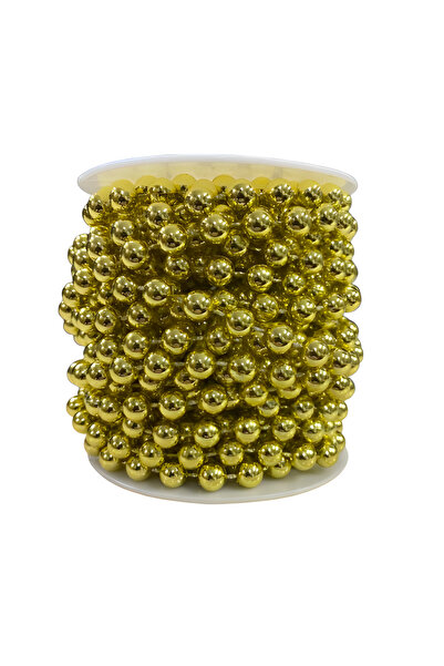 EleganTShoP Perle din plastic rotunde, fără găuri, în rând, 8 mm, 9 metri