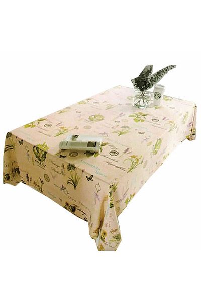 PUFO Față de masă din pânză de mușchi Little Lavender, 120 x 140 cm
