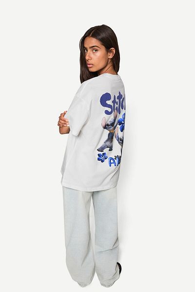 Bershka Lilo & Stitch short sleeve T-shirt