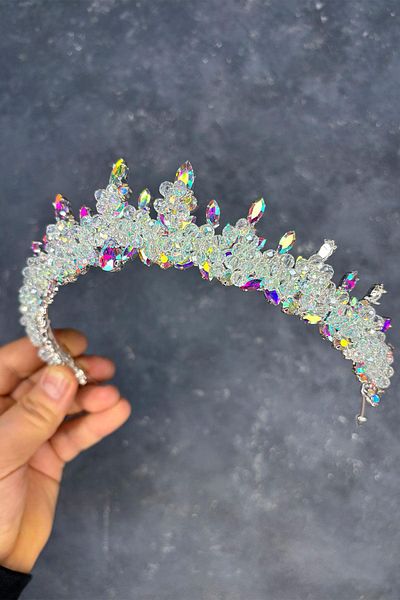 Hayalperest boncuk Likya Bead Embroidered Bridal Henna Crown