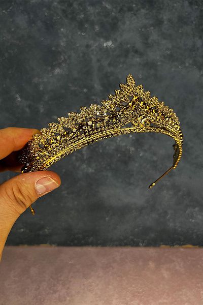 Hayalperest boncuk Honey Color Asu Bridal Henna Crown