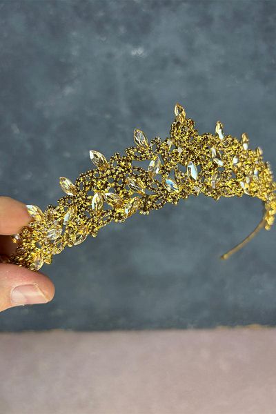 Hayalperest boncuk Ada Bride Henna Crown