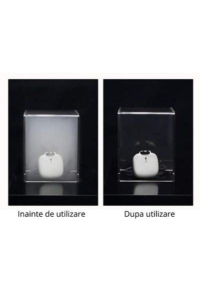 OEM Bratara Purificator aer, Clear Air, alb, 4.65 x 25.6 cm, purtat ca bratara sau pandantiv,