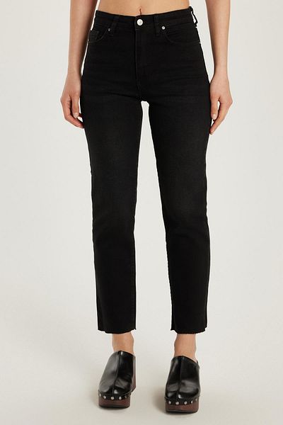 Tudors Women's Slim Fit Slim Fit Short Tube Leg Smoked Jean Jeans
