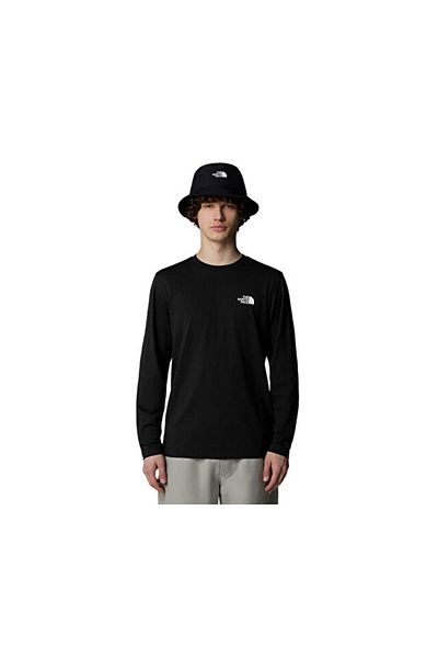 THE NORTH FACE M L/S Simple Dome Tee Men's Casual Long Sleeve T-Shirt Nf0A87Qnjk31 Black