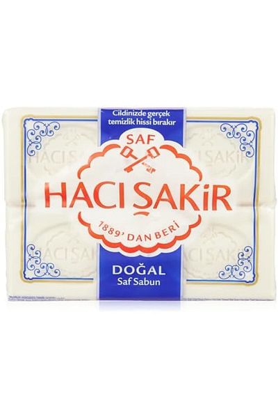Hacı Şakir Traditional White Soap (4 x 150g)