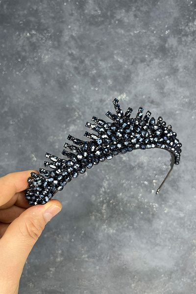 Hayalperest boncuk Edis Bead Embroidered Bridal Henna Crown