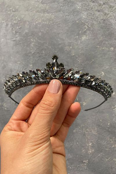 Hayalperest boncuk Thin Shuttle Stone Bridal Henna Crown