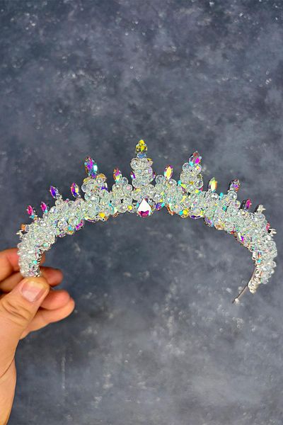 Hayalperest boncuk Likya Bead Embroidered Bridal Henna Crown