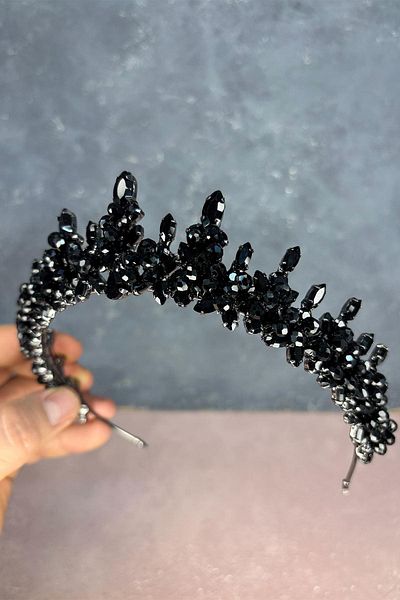 Hayalperest boncuk Likya Bead Embroidered Bridal Henna Crown
