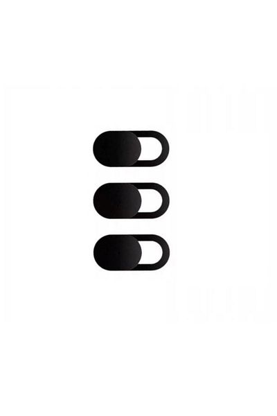 OEM Set of 3 privacy protection covers for webcam and phone or laptop camera, 18.5 x 9 mm x 0.8 mm,