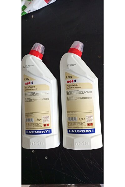 Neta Çamaşır Pas Leke Sökücü 1 Lt X 2 Li