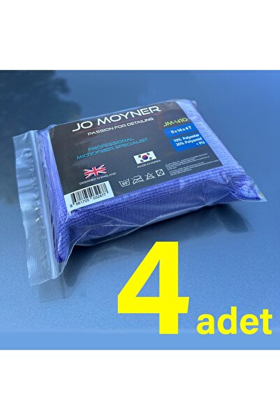 Jo Moyner Mikrofiber Oto Pasta Cila Pedi - Aplikatör 4 Adet Premium Kalite Kore
