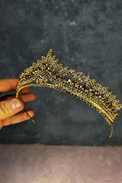 Hayalperest boncuk Honey Color Asu Bridal Henna Crown
