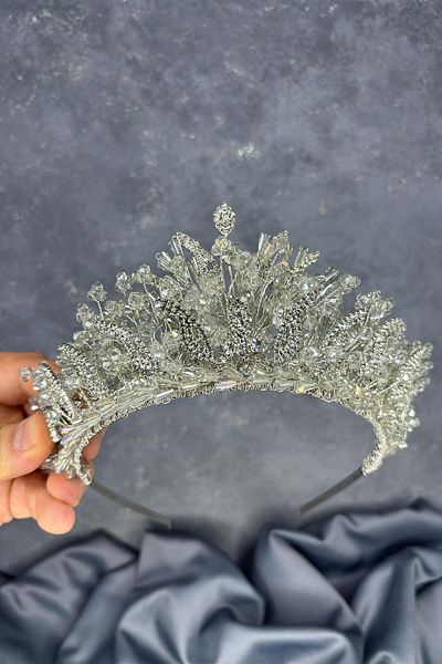 Hayalperest boncuk Livan Beaded Bridal Henna Crown Hair Accessory