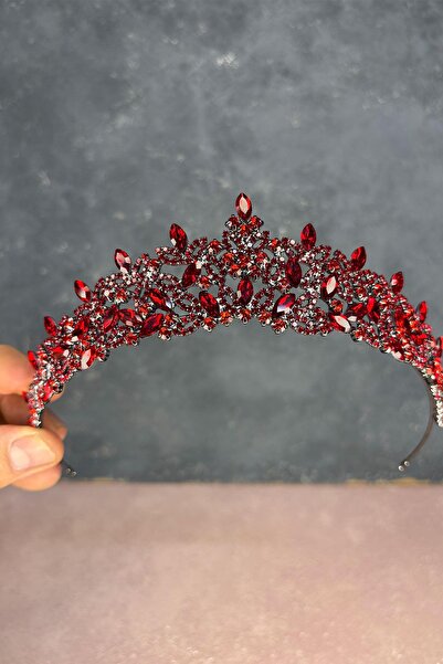 Hayalperest boncuk Red Island Bridal Henna Crown
