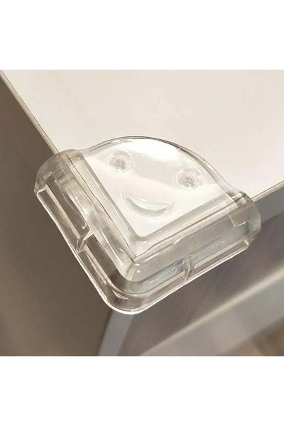 playsafe 4-Piece Silicone Corrugated Transparent Corner Protector
