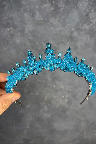 Hayalperest boncuk Likya Bead Embroidered Bridal Henna Crown