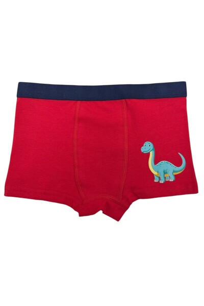 LAUMA بوكسر للأولاد مكون من 6 قطع من القطن والقماش المرن بألوان وأنماط متنوعة