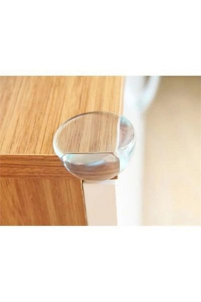AGUBUGU 4-Piece Silicone Transparent Mini Corner Protector