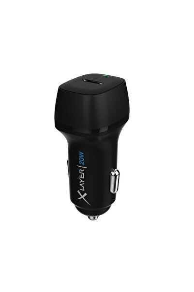 icover Încărcător auto Xlayer USB-C Power Delivery 20W, negru