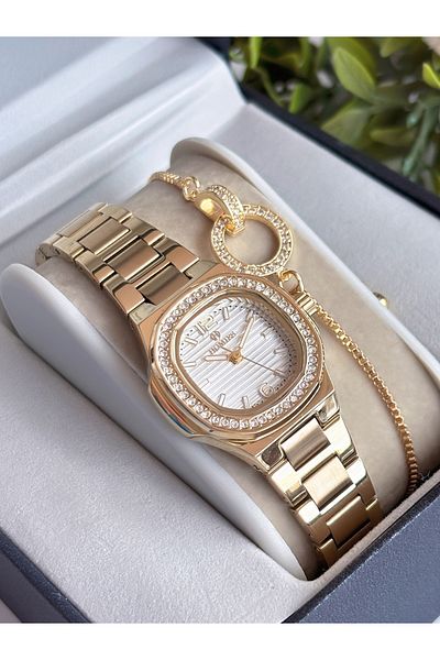 Homies Steel Women Wrist Watch with Original Box Warranty Bracelet Gift Hms5Ry4