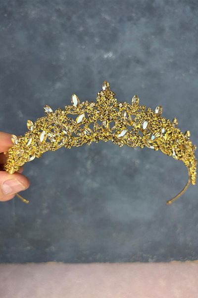 Hayalperest boncuk Honey Color Island Bridal Henna Crown