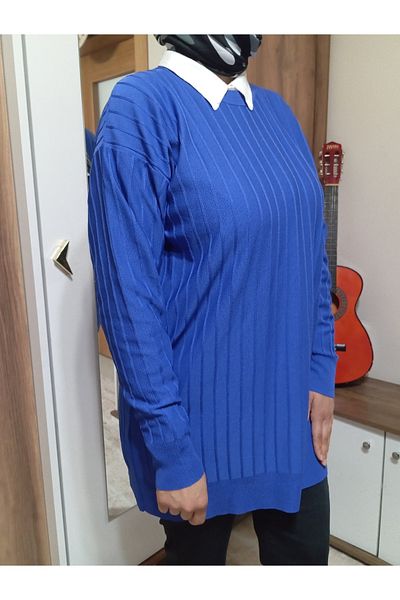 meday Clothing Thin Hijab Knitwear Blouse