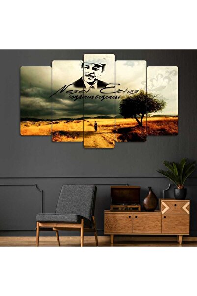 TABLOX Neşet Ertaş - 5 Parçalı Tablo
