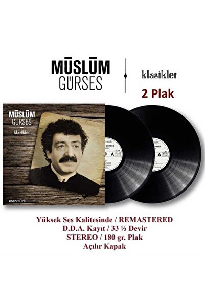 My Yonca Plak - Müslüm Gürses - Klasikler (2 Lp)