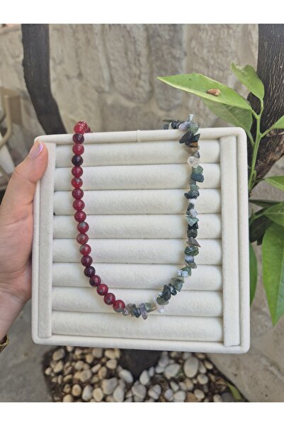 Panelya Handmade Natural Stone Mystic Necklace