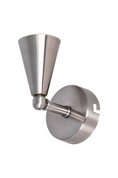 Bozyaka Aydınlatma Modern Mercury Decorative Wall Sconce - Single Matte Chrome, Daylight LED Bulb Included