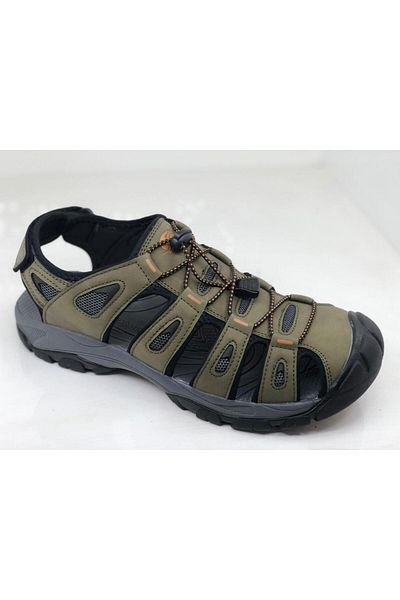 Dockers 234715 Ανδρικά πέδιλα Comfort Casual Κλειστό Μπροστινό Χακί