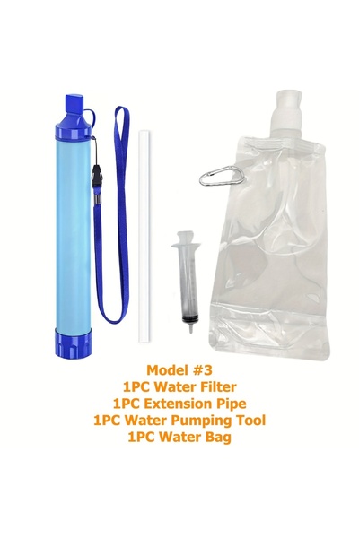 Choice 4 قطع من فلتر المياه الشخصي الخارجي سعة 10000 جالون، نظام فلتر خفيف لل...