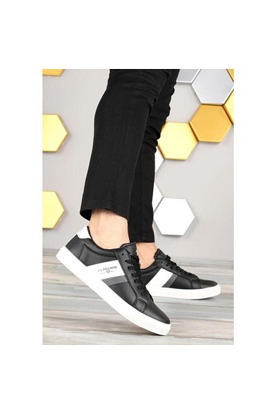 U.S. Polo Assn. Adidași Negri Pentru Copii