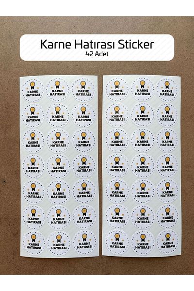 hdsticker 42 Pcs Report Card Souvenir Sticker Good Holidays Teacher Label Graduation Keepsake School Gift 3cm 8