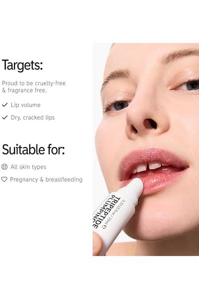 THE INKEY LIST مرطب شفاه ثلاثي الببتيد بنكهة التوت 10 مل - يرطب وينعم الشفاه الجافة دون الشعور بالوخز