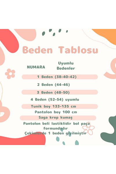 VALENS BOUTİQUE Γυναικείο Hijab Σετ Παντελόνι & Τούνικ 2 τεμαχίων