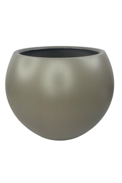 Nettenevime Sphere Round Ball Vase Decorative Flower Pot Mokka 38*30cm