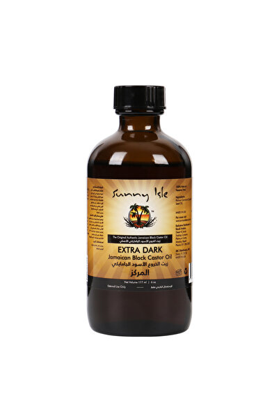 Sunny Isle زيت الخروع الأسود الجامايكي المركز من ساني ايل177 مل