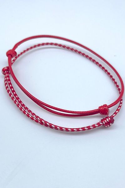 Concept HuBuTU Minimal Scroll Lock Korean Rope Men's Bracelet (2 Pieces)
